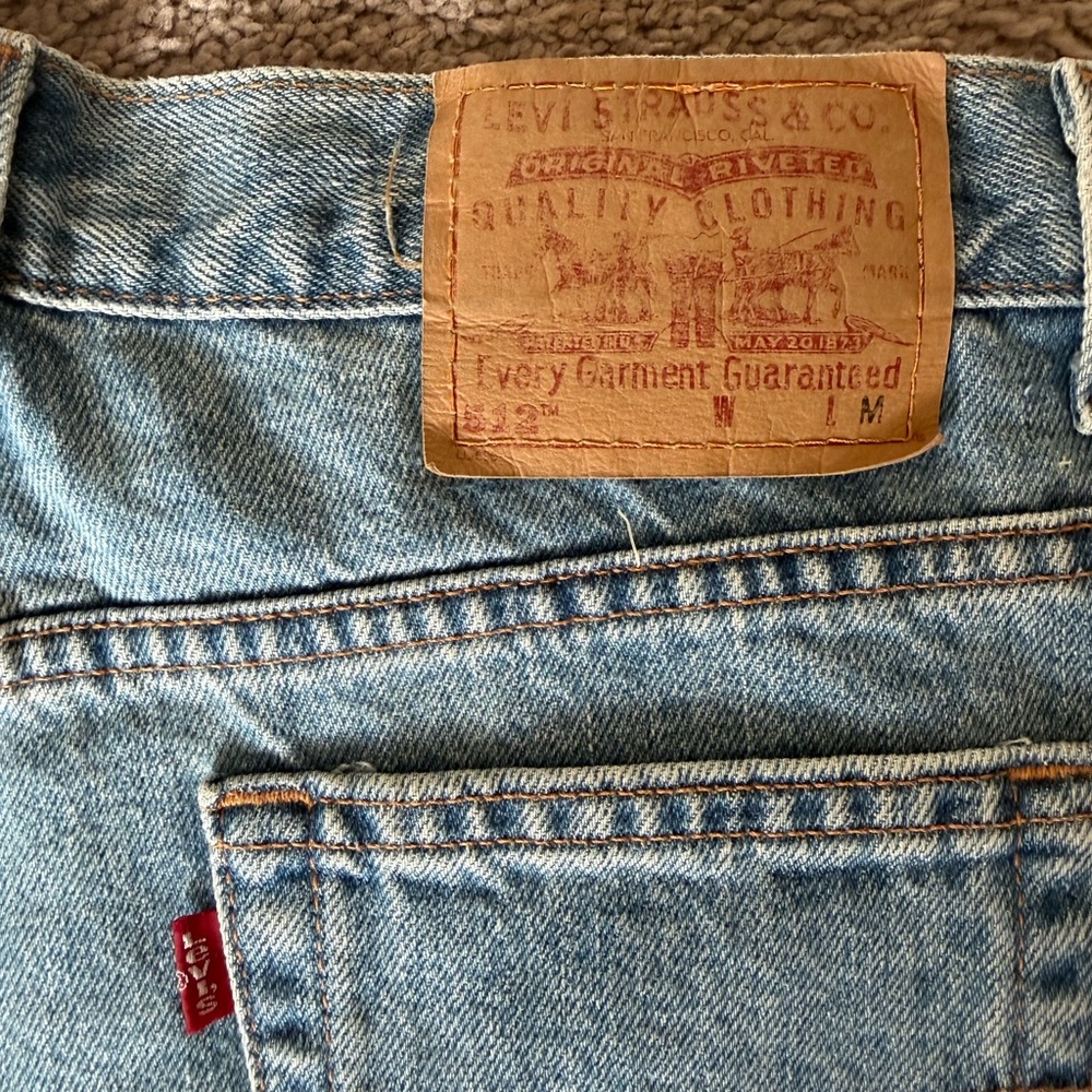 2001 Levi's Blue Denim Jeans 512’s